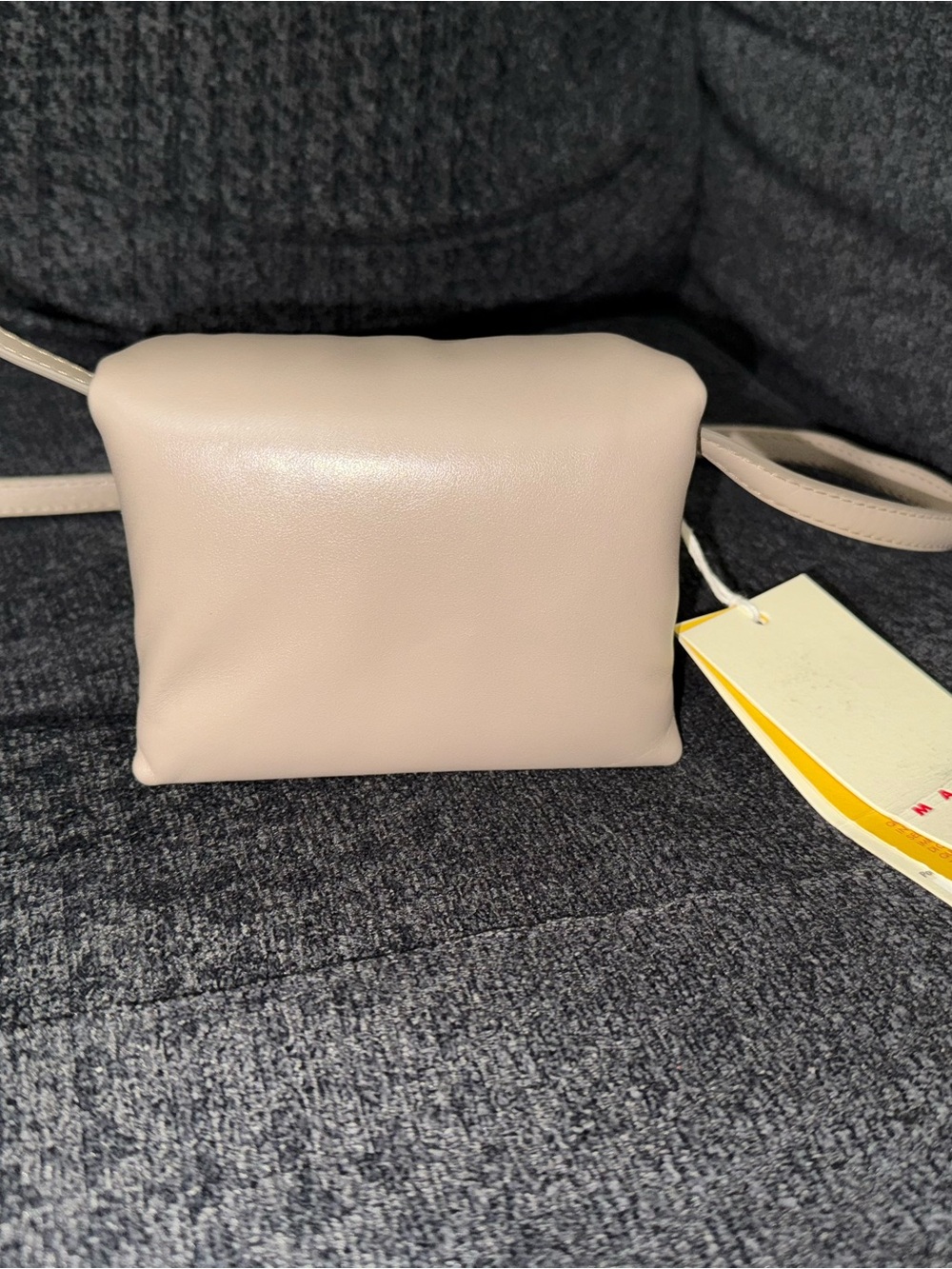 Marni Beige Mini Crossbody Bag - Picture 2 of 9